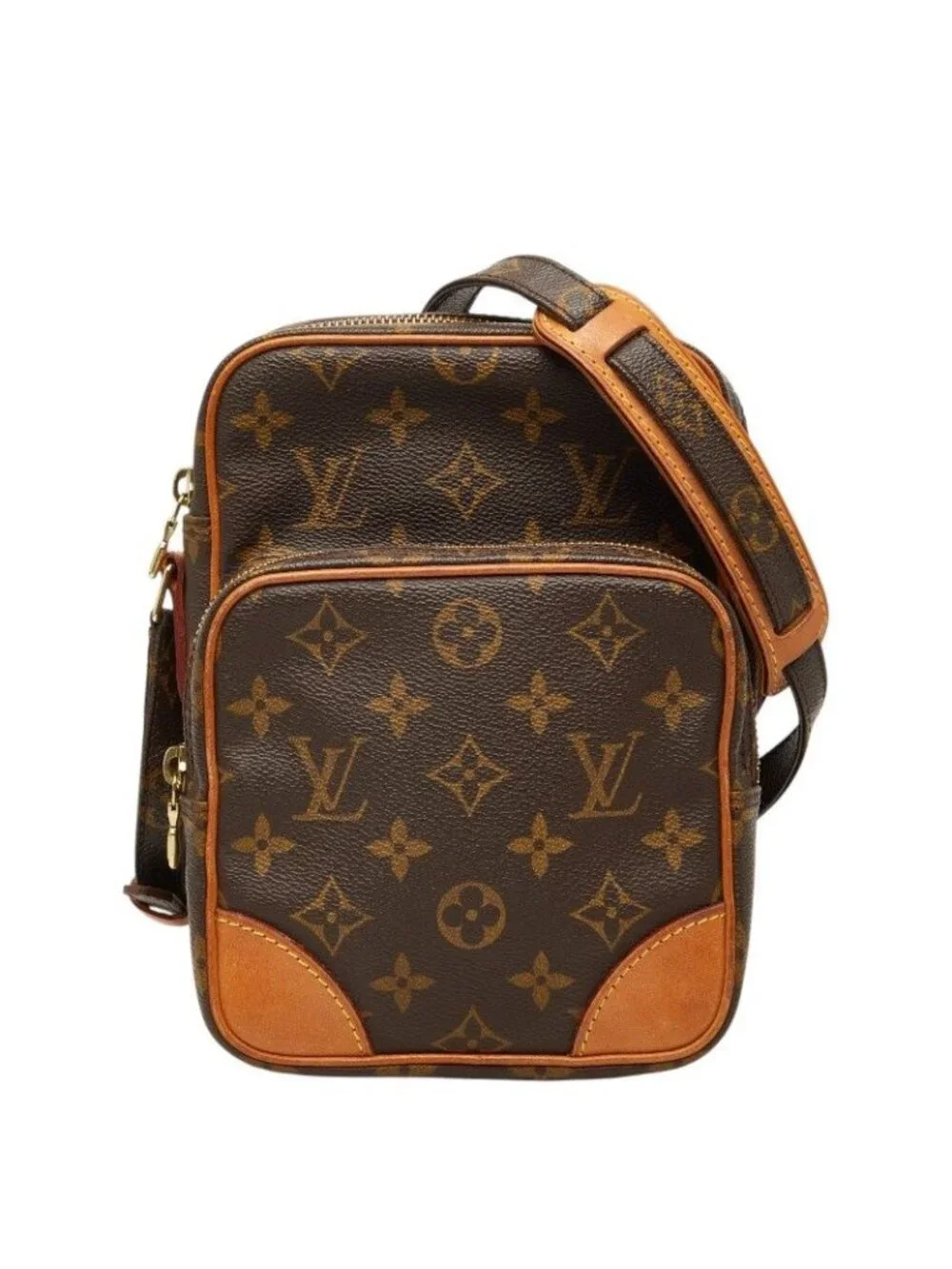 Louis Vuitton Monogram Amazon Crossbody Shoulder Bag Brown Leather - Picture 1 of 10